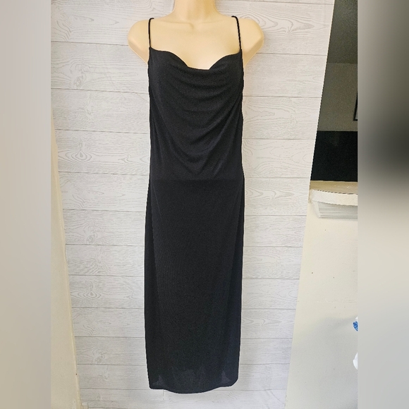 Zara Women's Dress Black Size M Cocktail DRESS , EVENING,  NWT - Picture 3 of 7